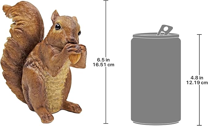 Design Toscano Woodland Squirrel Statue: Chomper