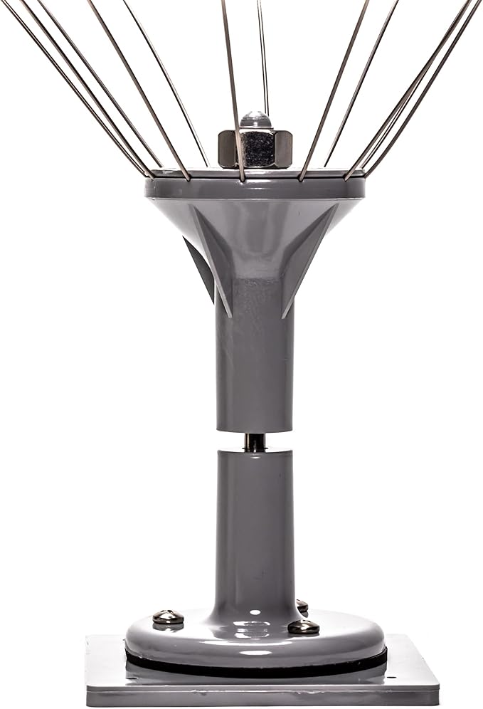 Bird B Gone - Bird Spider 360 Repellent - Deters Seagulls and Other Birds from Landing - Durable Weatherproof Design - for Boats, Docks, Roofs, Etc - Easy Installation - with PVC Base - 4ft