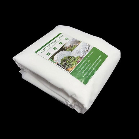 Plant Covers Frost Cloth for Outdoor Garden 7.8 ft x 32ft, Row Cover Netting for Plants Vegetables Flowers Fruits Sun Freeze Protection 1.06oz/yd²
