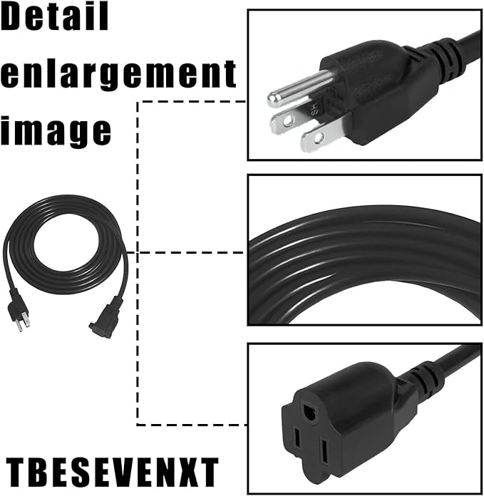 Snow Blower Electric Starter Cord 02483100 9.8ft Starter Power Cord Accessories Compatible with SS322, SS522, SS522C Models Compatible with 629-0071 929-0071 929-0071B 929-0071A 6219MA 32450