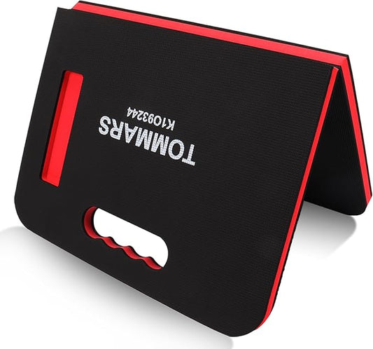 TOMMARS 0.9" Foldable Thick Kneeling Pad, 2 Fold Comfortable Foam Knee Pads Cushion Mat for Gardening, Yardwork, Workshop Repairing