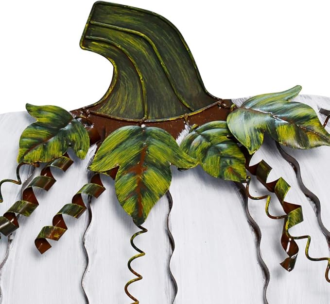 Metal Pumpkin Garden Stakes - Autumn Decorative Yard Signs - Indoor Outdoor Plant Flower Stake Fall Lawn Ornaments Pumpkin Decoration for Harvest Halloween (17.5"+26"-B)