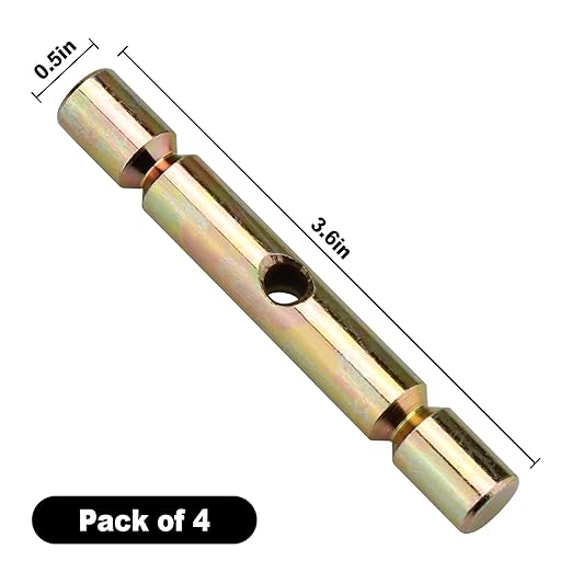 Aillsa ATV Snow Plow Shear Pin(4pc) Compatible with Polaris ATV Snow Plow Glacier,fits Polaris ATV 2015-2019 Sportsman 2205063 Replacement Snow Plow Shear Pin Accessories