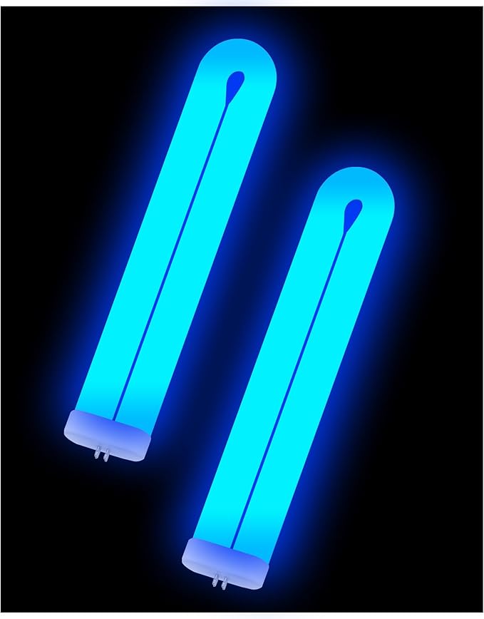 BF190 Replacement Bulb Compatible with Flowtron BK-40D Bug Zapper, 10 Inch FUL32T8/BL U Type Replacement Light Bulb for 32W Outdoor Electronic Insect Mosquito Killer, 2 Pack