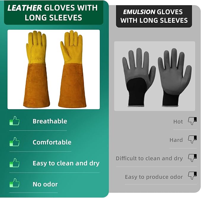 3-in-1 Gloves for Gardening, Farming & Cleaning, Stab-Proof, Anti-Slip, Wear-Resistant, Comfort, Breathable, Durable