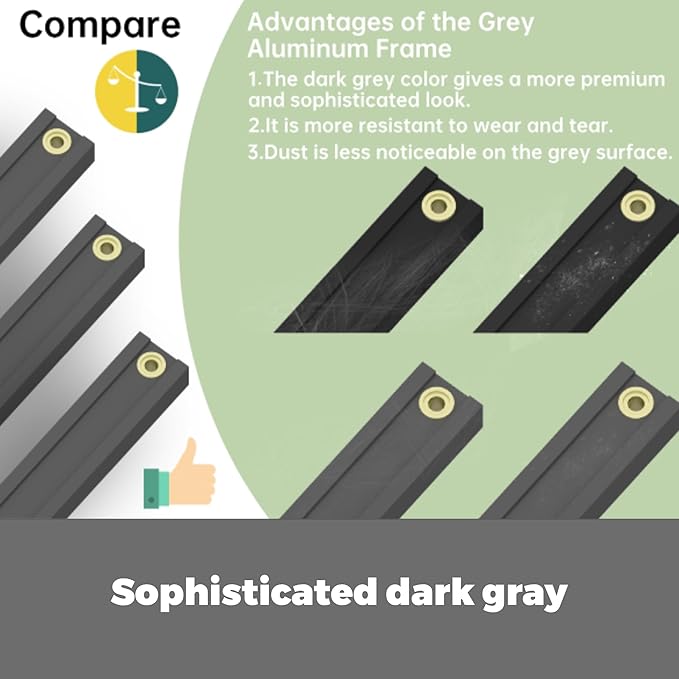 CQZY 6x8 FT Greenhouse for Outdoors,Walk-in Greenhouse for Outdoors,Dark Gray