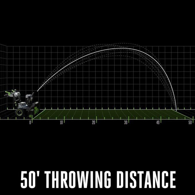 EGO Power+ 24" Electric Snow Blower, Cordless Self-Propelled 2-Stage XP, Includes (2) 56 V 10.0Ah Batteries and Dual Port Charger - SNT2416