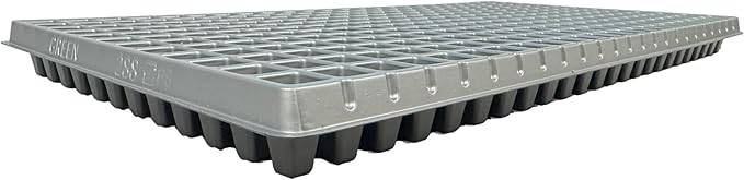 288 Cell Seedling Plastic Nursery Trays, 10 Pack, Thick Durable Germination Plug Trays, 2880 Cells Reusable Plant Propagation