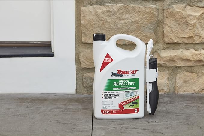 Tomcat Rodent Repellent for Indoor and Outdoor Mouse and Rat Prevention, Ready-to-Use, 1 gal. (2-Pack)