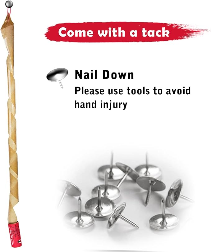 Stingmon 40 Pack Fly Trap, Fruit Fly Traps Indoor for Home, Fly Traps Outdoor Hanging, Flying Insect Trap, Fly Strips Tape Paper Ribbon, Gnat Traps for Bug, Insect, Pest, Mosquito, Red