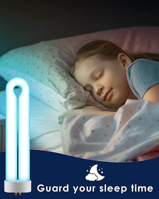 4 Pack Replacement Bulbs FUL15W BL with 4 Pin Base, Indoor Outdoor 15W U Shape Lamp Tube Compatible with T6 T8 T9