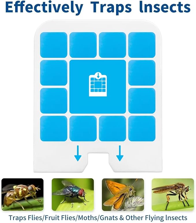 40 Pack Refill Card Compatible with Saferer Home SH502, DT3005W Dot Glue Board,Sticky Cards Indoor use