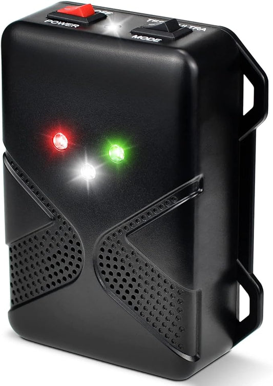 Under Hood Rodent Repeller Battery Operated Ultrasonic & Strobe Light Mouse and Rat Deterrent for Car Engines – Wireless Animal Repellent Device for Vehicle Pest Control