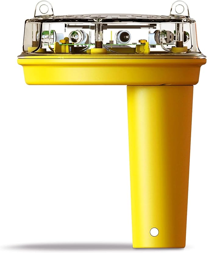 Foxlights Solar Predator Guard Deterrent with Flashing LEDs – Nocturnal Wildlife Repeller Nightlight for Flocks, Gardens, Crops & Chicken Coops- Protection Used by Professional Ranchers & Farmers