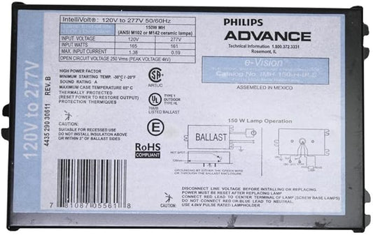 Advance 10374 - IMH-150-HBLS Metal Halide Ballast
