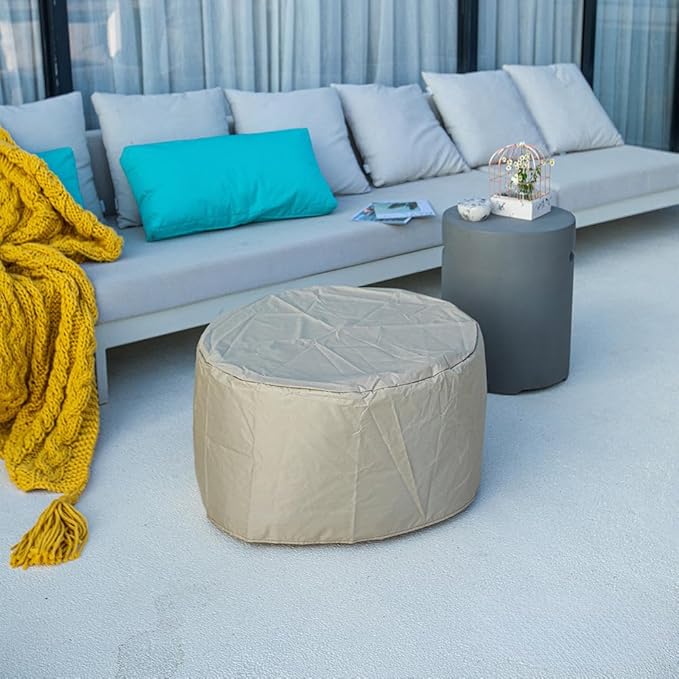 Nantucket Concrete Fire Pit 26" x 26" Patio Firepit Includes Lava Rocks Modern Fire Pits & Outdoor Fireplaces for Garden, Deck, Indoor & Outdoor Heating