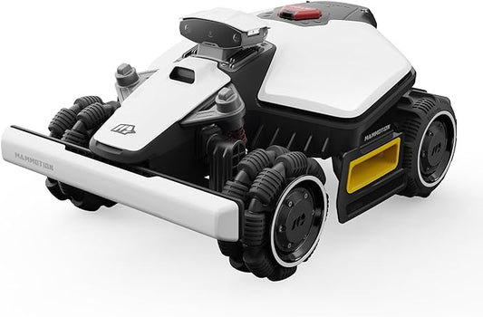 LUBA Mini AWD 800H Robot Lawn Mower with 4G, Reception 0.2 Acre, Max. 0.25 Acre, All-Wheel-Drive for 80% Slope, UltraSense AI Vision+RTK Auto-Mapping, Cutting Height 2.2"-4.0"