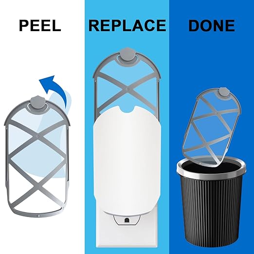 8 Pack Refill Cartridge Replacement Compatible with Zevo Refill and Zevo Plug-in Light Refill M364 M364A and Max Pink