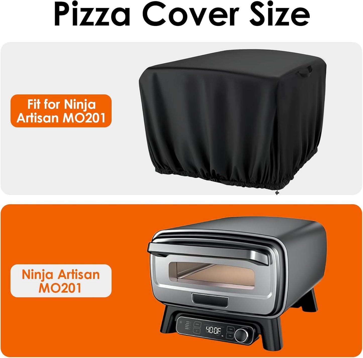 Pizza Oven Cover for Ninja Artisan MO201,TwoPone Waterproof Pizza Oven Accessories Carry Cover for Outdoor