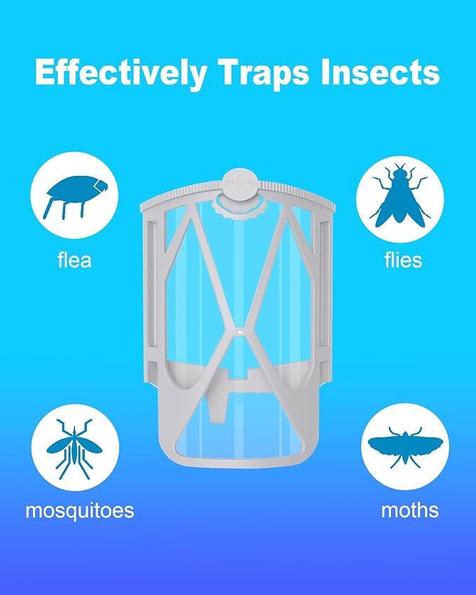 16 Pcs Refill Cartridges Compatible with Zevo M364 and Max Flying Insect Trap Vevo Bug Killer Plug-in Indoor Light Starter Kit Device