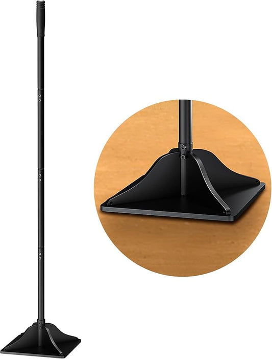 Steel Tamper Tool,63 Inch Handle,Hand Ground Tamper Tool,Durable Plate Soil Compactor,Garden Heavy Duty Tool for Leveling Soil,Gravel,Asphalt,Driveway