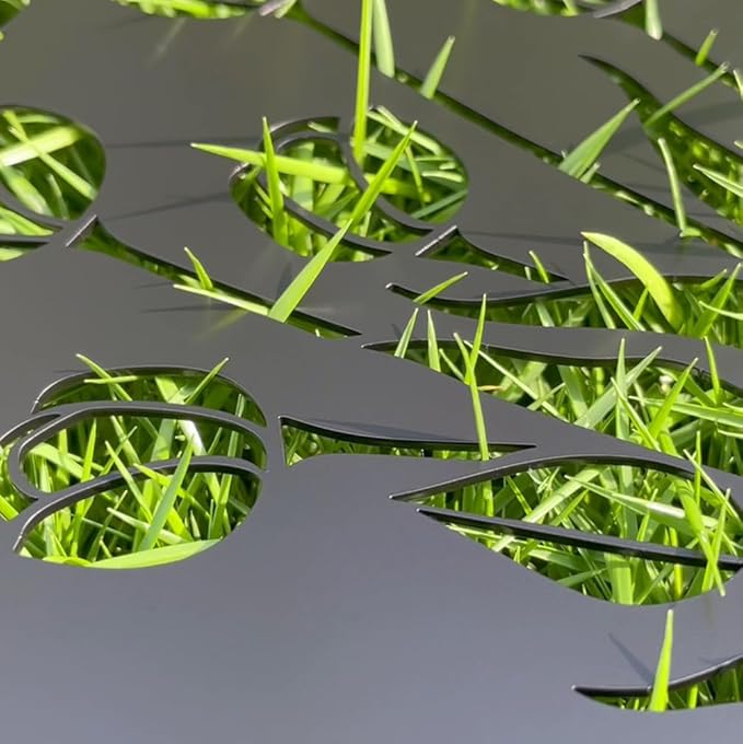 Metal Dog Garden Decor for Outside, French Bulldog Gift for Dog Lovers, Rust Proof Metal Black Silhouette Decorative Garden Stakes for Yard, Patio, Lawn Decorations, Outdoor Decor Yard Art