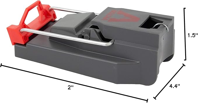 Victor M140-3B Quick-Kill Mouse Traps Indoor for Home - 3 Reusable Mouse Traps