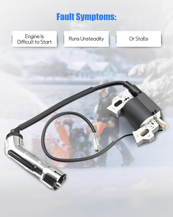 20001042 Ignition Coil, Fit for Ariens Lawn Mowers and Snow Blowers AX 136cc, 208cc, 254cc, Replaces 08201024, 08200807