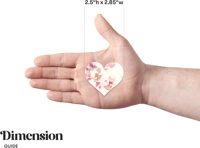 Set of 24 Pink Heart – Plantable Seed Paper Embedded with Wildflower Seeds for Bridal Shower, Wedding Gift, Birthday, & Other Milestone Celebrations