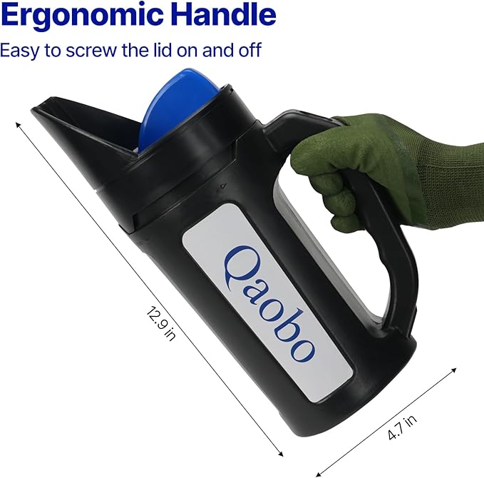 3-Adjustable-Setting Handheld Spreader, Multi-Use Lawn Spreaders for Fertilizer, Grass Seed, Salt and Ice Melt, Portable Spreader for Yard and Garden Snow Removal - Up to 80 Oz