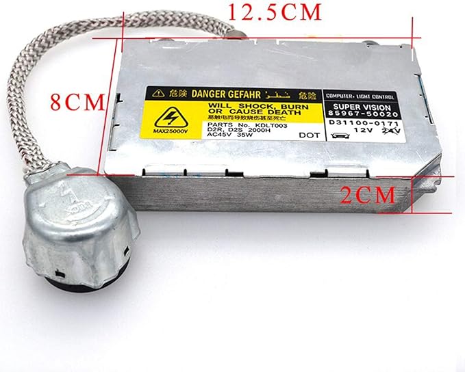 O-NEX Xenon D2S D2R 35W HID Ballast DDLT002 Factory OEM Direct Replacement Control Unit Module for Lexus Toyota 1998-2006