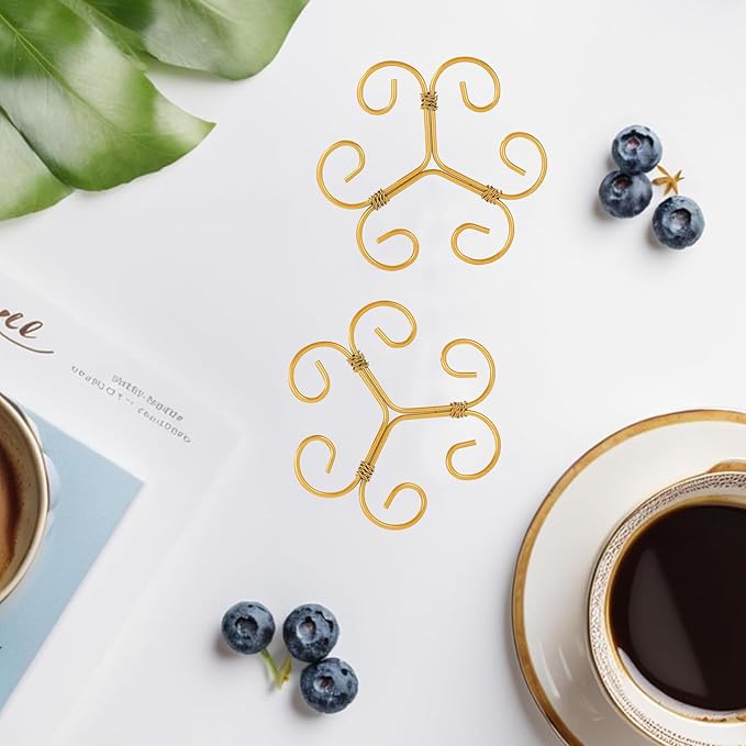 5PCS Iron Monstera Plant Support, Plant Stem Support, Turtle Shell Bamboo Clamp Set, Stable Plant Support Stakes for Indoor Plant, Ideal Present for Plant Lovers (5 Pcs-4.1INX4.1IN)