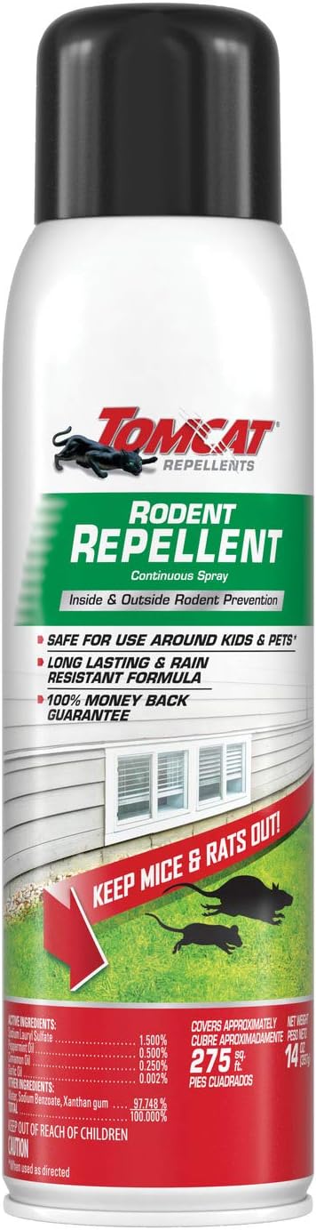 Tomcat Repellents Rodent Repellent Continuous Spray, 2-Pack,14 oz