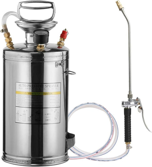 CLICIC Stainless Steel Sprayer Professional with Backpack (1.5 Gallon)
