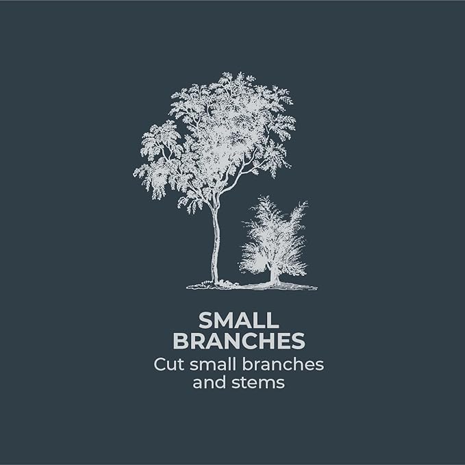 Woodland Tools Co. Super Duty Bypass Pruning Shears – 3/4" Cut Capacity, Gear-Driven Cutting System, High Carbon Steel Blade, Internal Spring, Adjustable Grip, Garden Pruner for Thick Stems and Shrubs