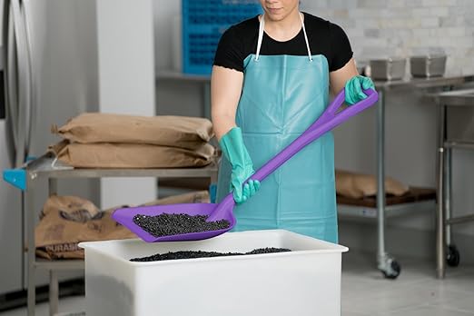 SPARTA 41077EC68 Plastic Sanitary Shovel, Food Safe Plastic Shovel For Commerical Kitchens, 14 Inches, Purple