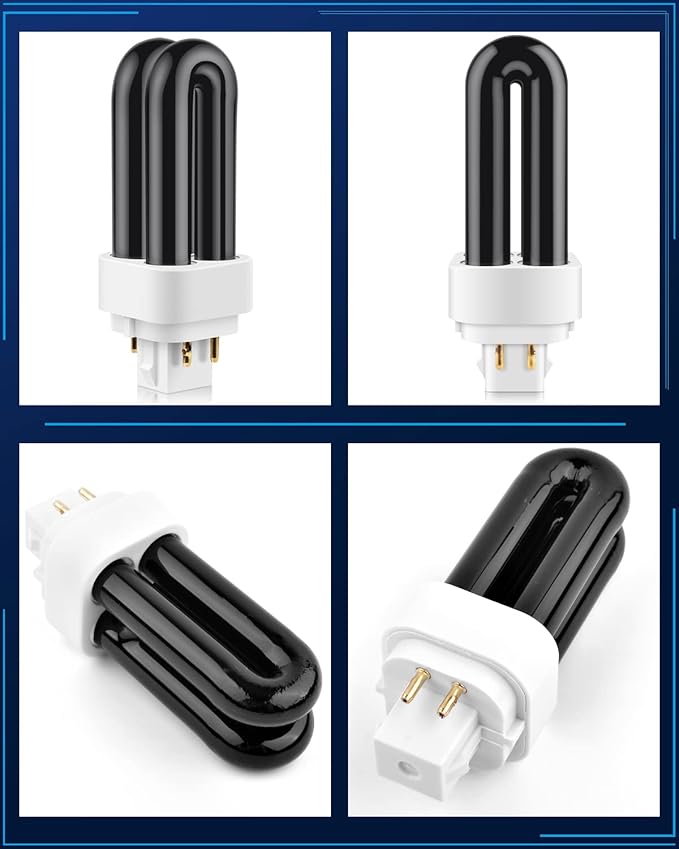 PACETAP 3 Pack 41050 7W Replacement Bulbs Compatible with DT1050 DT1100 DT1250, 1/2 Acre Replacement Bulb U Shape Replacement Bulbs Light