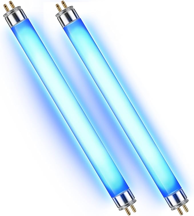 Bulbs Replacement for 32050, T5 6W UV Bulbs for Outdoor Insect Trap, Compatible with DT2000XLP DT2000XL DT3012, Mosquito and Flying Insect Trap Replacement UV Bulb(2)