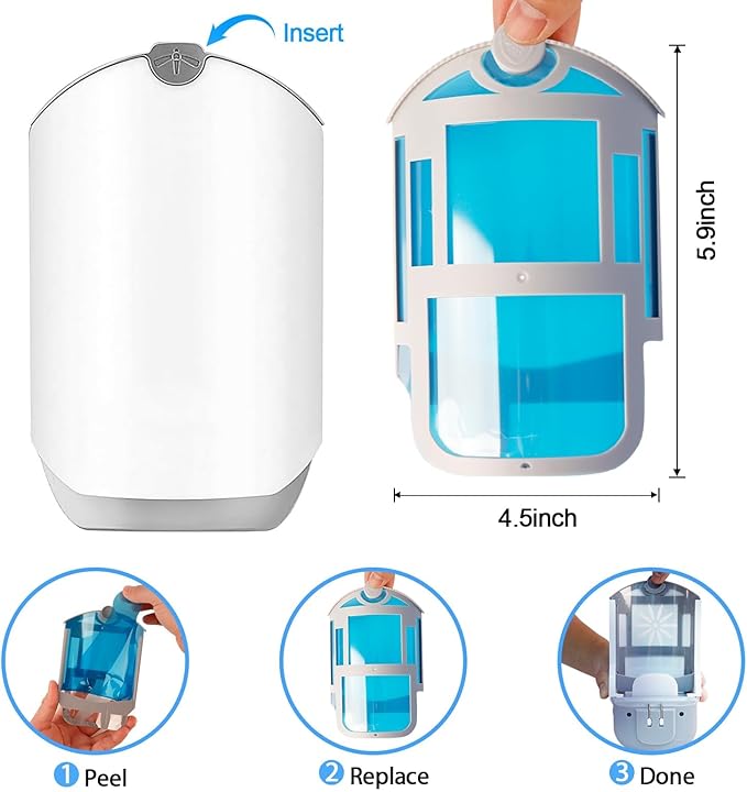 4 Pack Refill Cartridge Kit Compatible with ZEVO Refill M364, Refill Compatible with Plug in Light M364 and Max