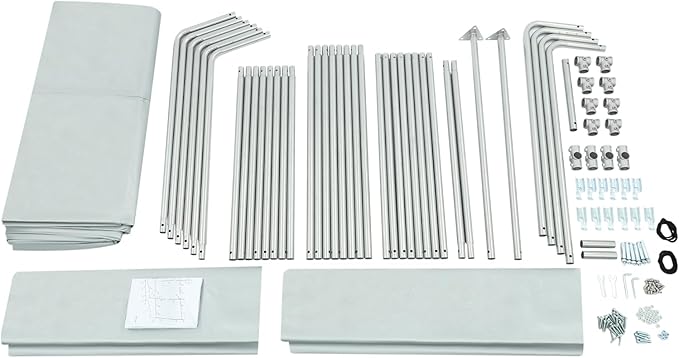 6x10x6 FT Outdoor Storage Shelter Carport, Portable Storage Tent with Roll-up Door, Waterproof Outdoor Carport for Bike, Lawn Mower, ATV Storage