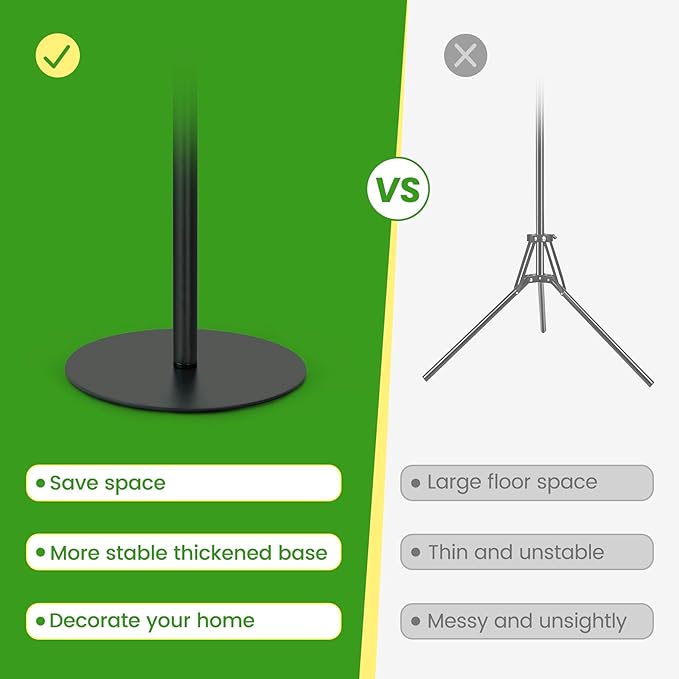 Grow Light for Tall Indoor Plants, 60in Upgrade Pole Controller,Red Blue Warm Full Spectrum 95 LED Bead Plant Growing Lights with Floor Stand,Auto Timer,Dimmable Halo Ring Tree Growth Lamp