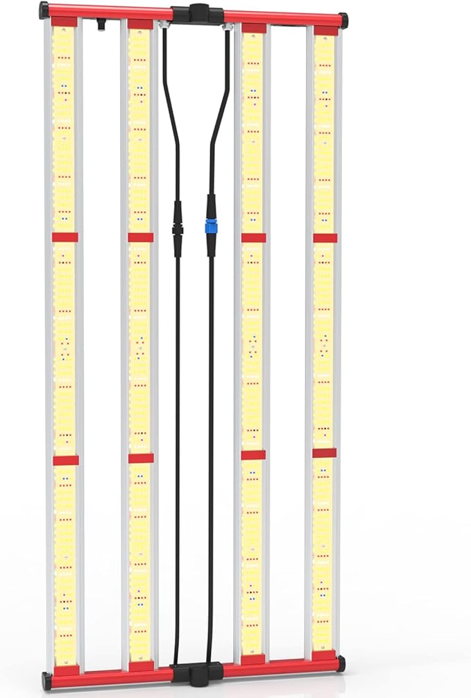 AGLEX 420W LED Grow Light, Full Spectrum with UV IR, Daisy Chain & Dimmable for Indoor Growing, 4x5ft Core Coverage