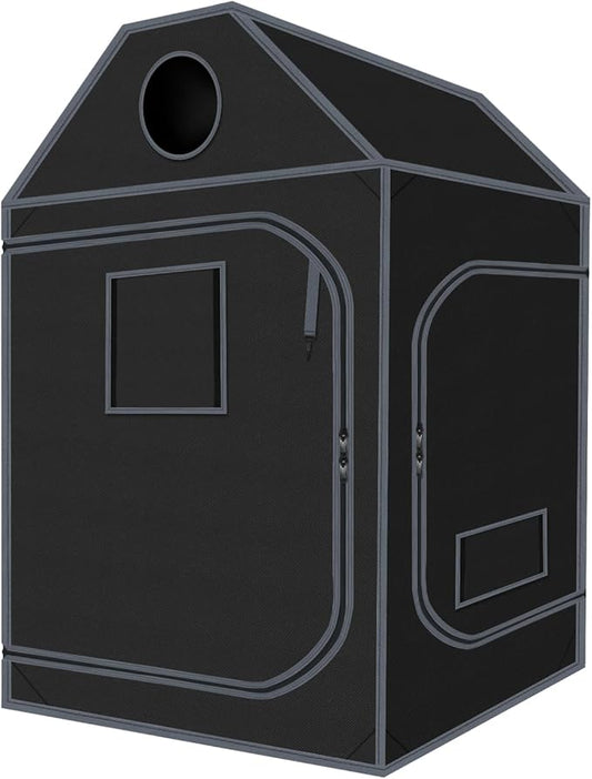 Grow Tent Roof 48"x48"x72" High Reflective Grow Tent Indoor Grow Room for Planting Fruit Flower Veg with Removable Water-Proof Floor Tray