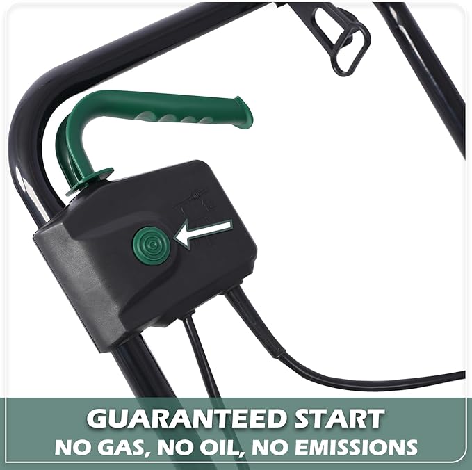 13-Inch Dethatcher Garden Scarifier Electric Powered,12-Amp 4-Position Depth Adjustment,2 in 1 Walk Behind Thatch Removing Quick-Fold Machine with 31.7 QT Removable Collection Bag for Lawn