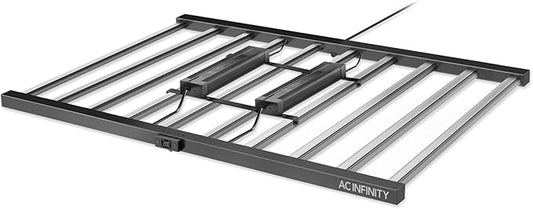 AC Infinity IONFRAME EVO10, Samsung LM301H EVO Bar LED Grow Light 5x5, 3710 Diodes, with Schedule Controller, 1000W Full-Spectrum Commercial Plant Lights for Indoor Growing in Grow Rooms & Greenhouses
