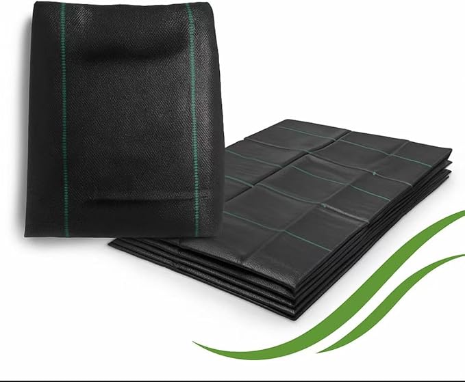 JKKGS Weed Barrier Landscape Fabric, 3FT x 50FT Heavy Duty Premium Durable Weed Block and Weed Control Ground Cover, Woven and Non-Woven Fabric Cloth for Gardening, Underlayment and Driveways