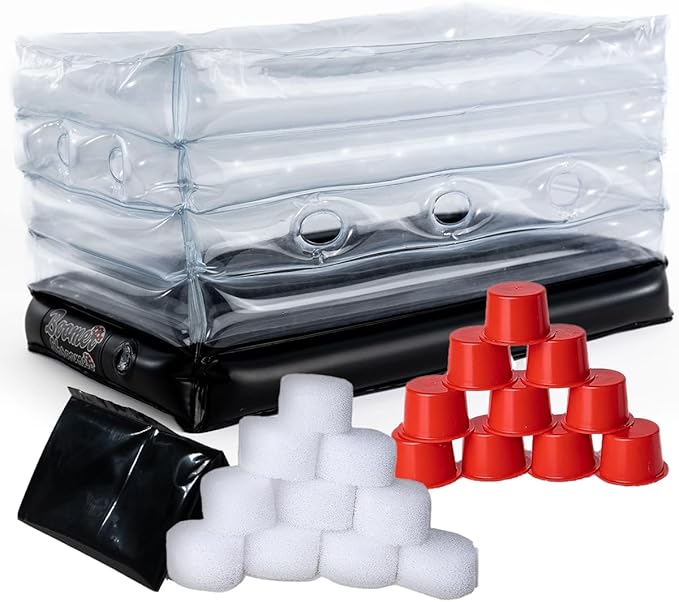 Inflatable Monotub Kit, Mushroom Growing Kit Includes a Drain Port, Plugs & Filters, Removeable Liner [Patent No: US 11,871,706 B2]