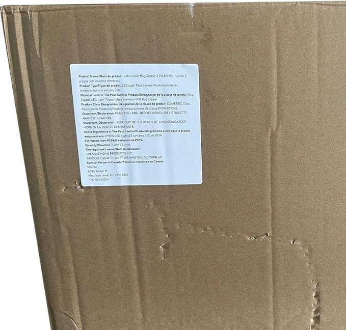 LiBa Electric Bug Zapper (2-Pack) Indoor Insect Killer - (4) Extra Replacement Bulbs - Fly, Mosquito Killer and Repellent - Lightweight, Powerful 2800V Grid, Easy-to-Clean, Removable Washable Tray.