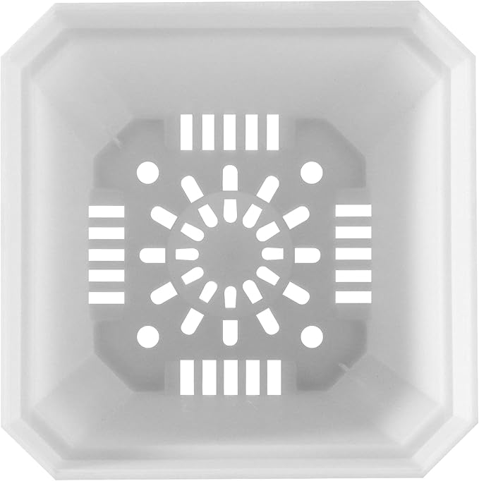 JOIKIT 120 Pack 3 Inch White Square Nursery Pot, Plastic Square Plant Pot with Drainage Hole, Seedling Nursery Transplant Planter for Indoor, Outdoor, Garden, Office, Balcony