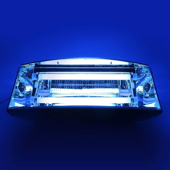 Faicuk WS130 Wall Sconce Fly Light Trap for Capturing Flies, Moths, Gnats, Mosquitos and Other Flying Insects, Ideal for Warehouses, Schools, Hospitals, Restaurants, Commercial Kitchen